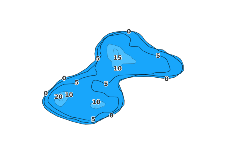 Gorrel Lake - Fishing Points