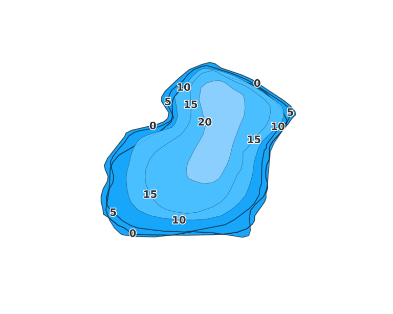 Greening Lake - Fishing Points