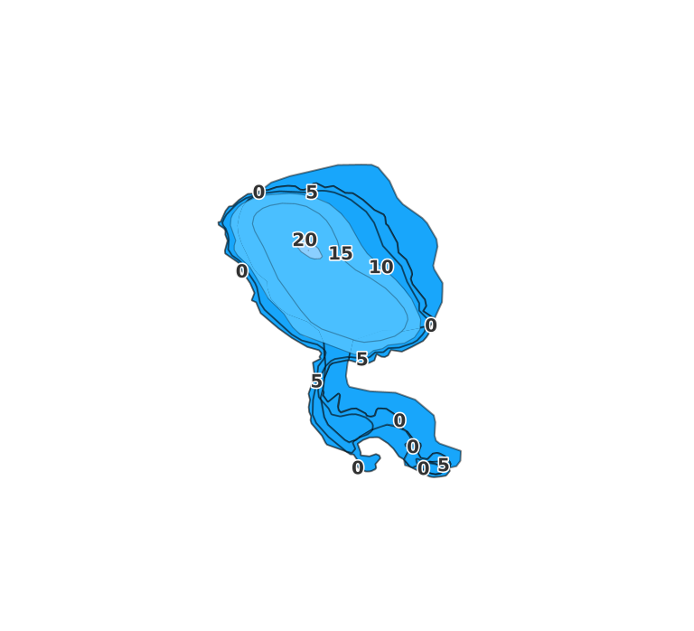 Little Trail Lake - Fishing Points