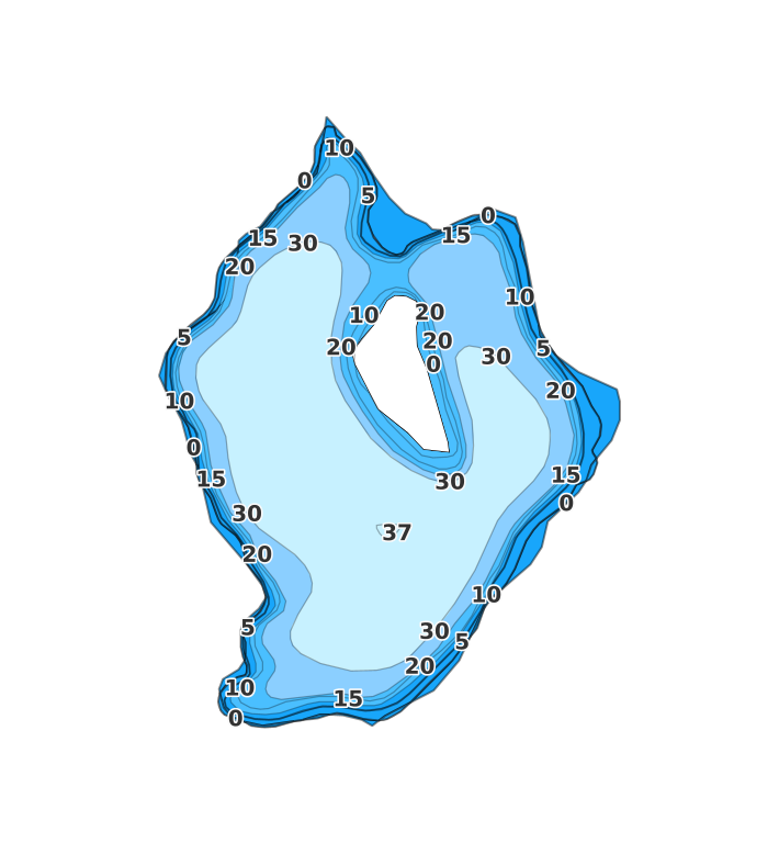 Louise Lake - Fishing Points