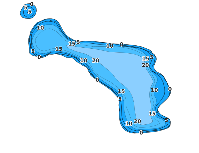 Moccasin Lake - Fishing Points