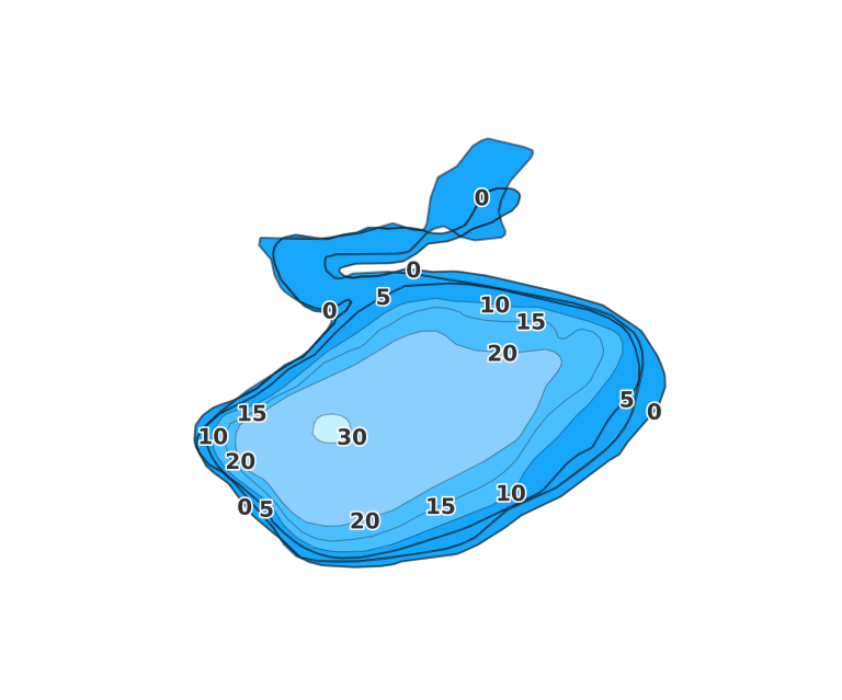 Mowe Lake - Fishing Points