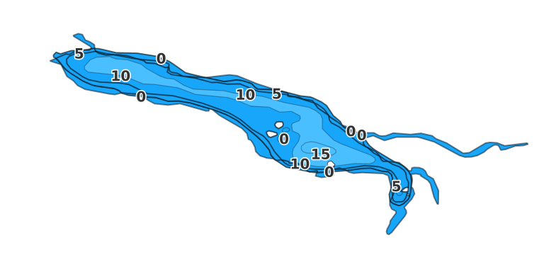 Mud Lake - Fishing Points