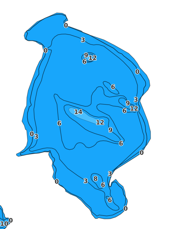 Munro Lake - Fishing Points