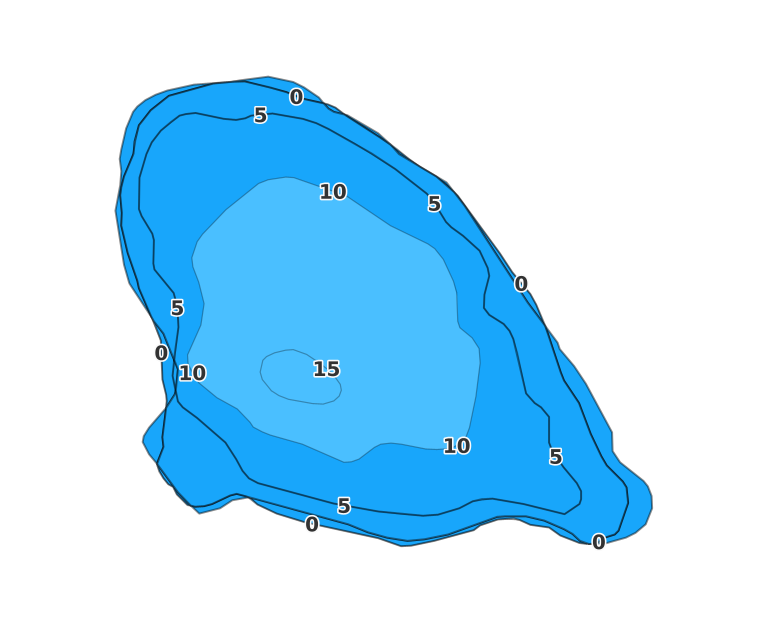 Nowland Lake - Fishing Points