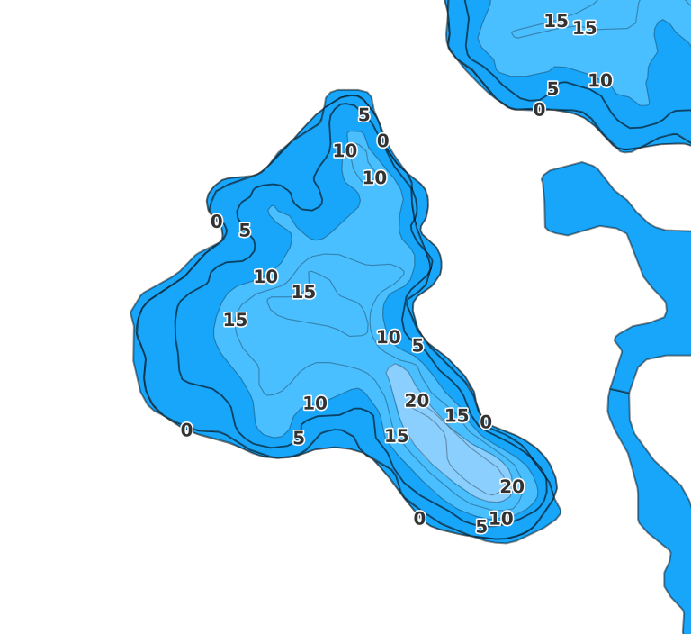 Ostrander Lake - Fishing Points