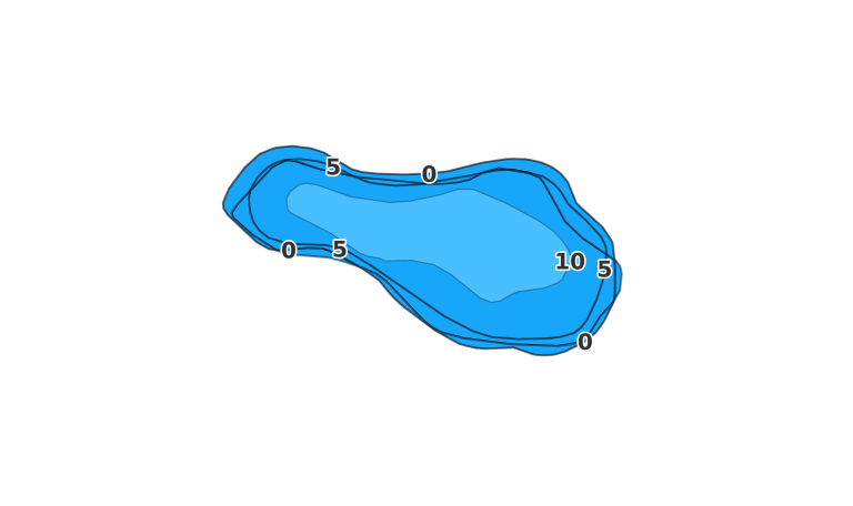 Peck Lake - Fishing Points
