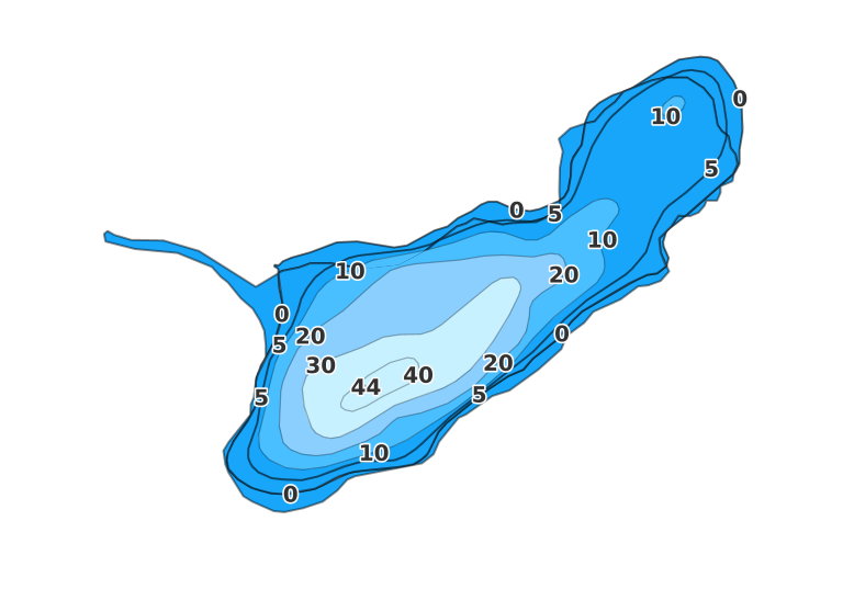 Podunk Lake - Fishing Points
