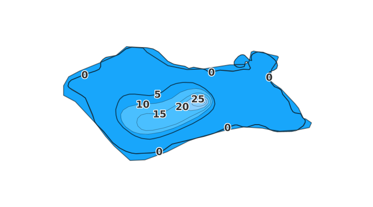 Saugage Lake - Fishing Points
