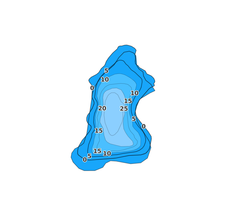 Sawkaw Lake - Fishing Points