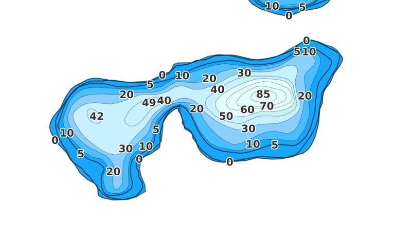 Scram Lake - Fishing Points