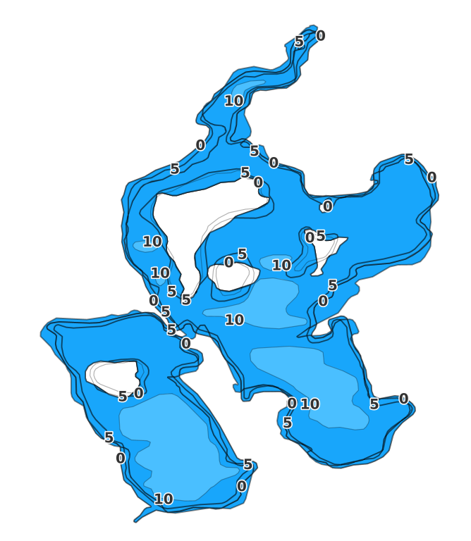 Sixteenmile Lake - Fishing Points