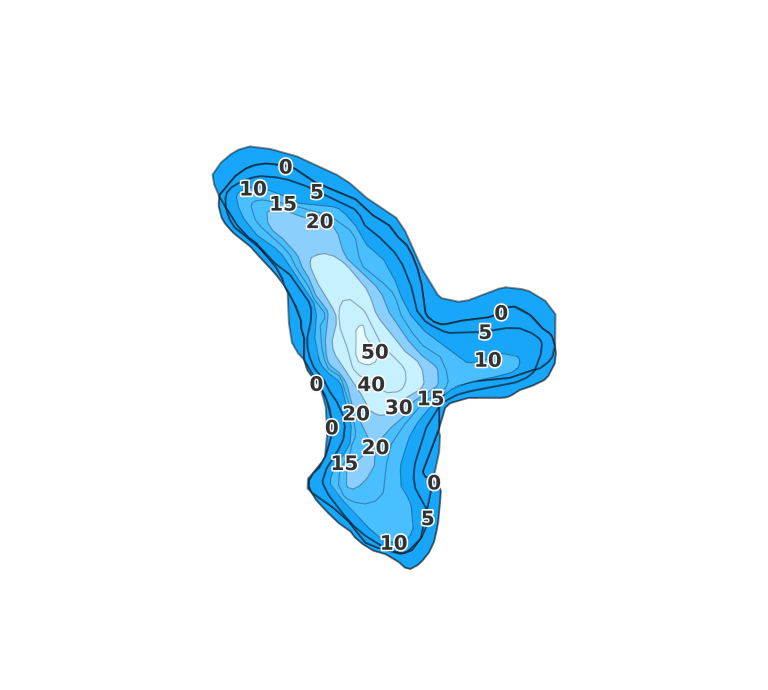 Trapper Lake - Fishing Points