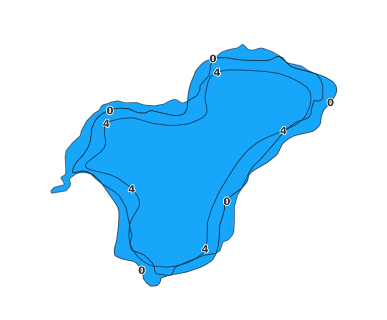 Van Winkle Lake - Fishing Points