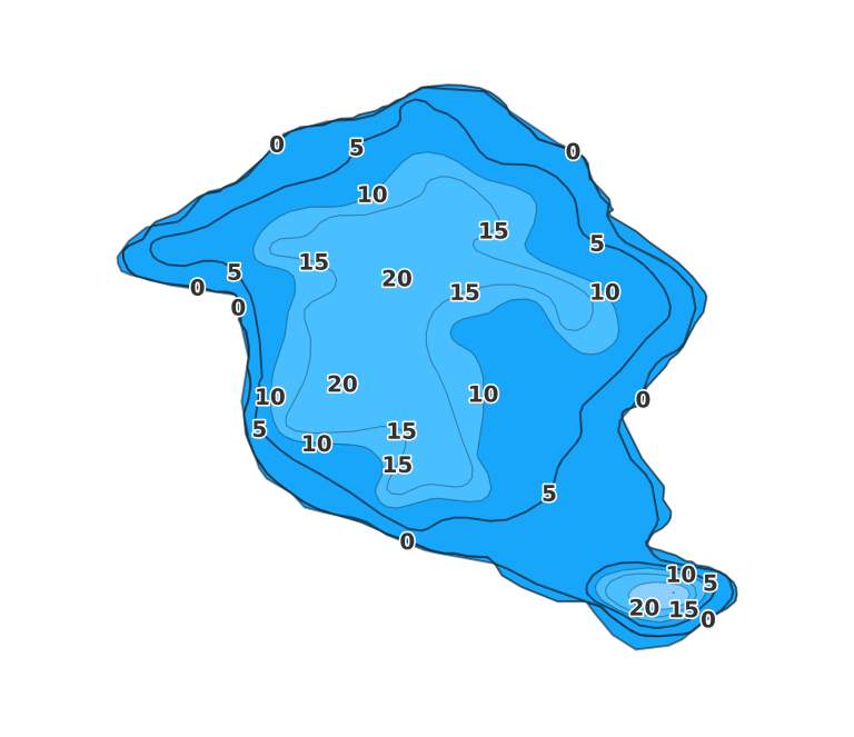 Youngs Lake - Fishing Points