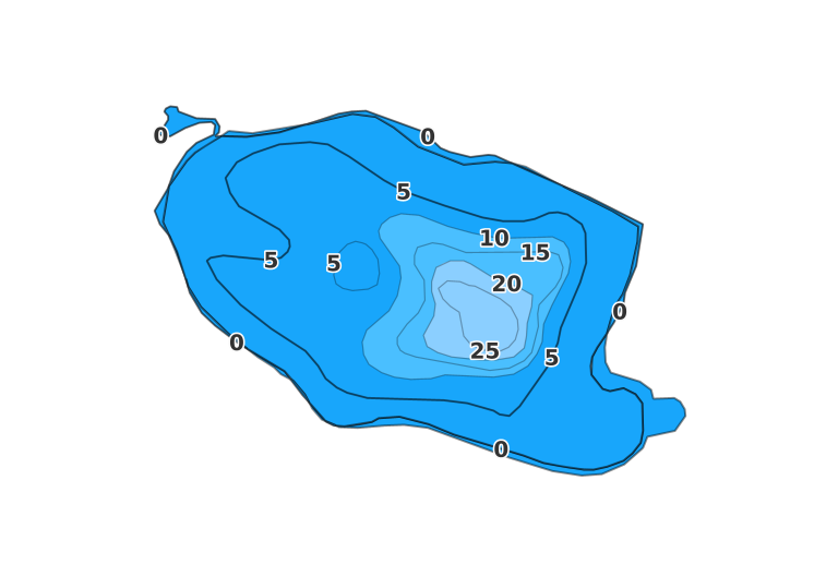Achman Lake coverage - Fishing Points