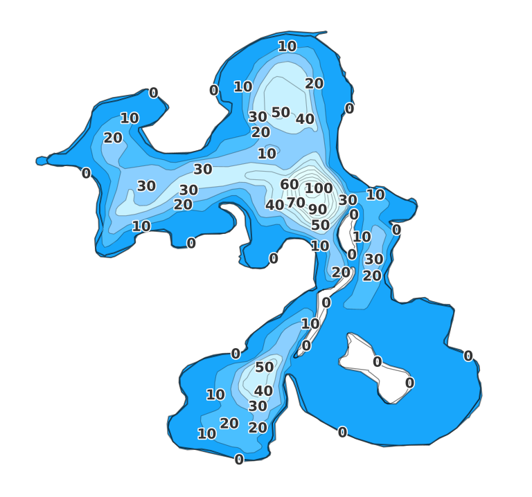 Anderson Lake coverage - Fishing Points