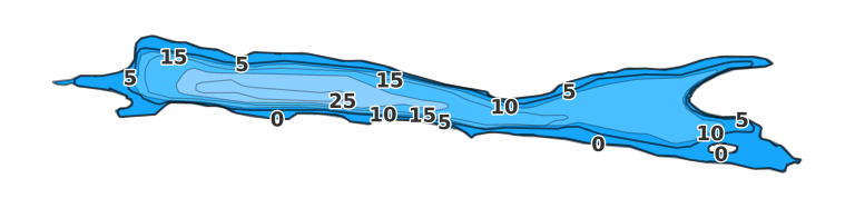 Aspen Lake coverage - Fishing Points