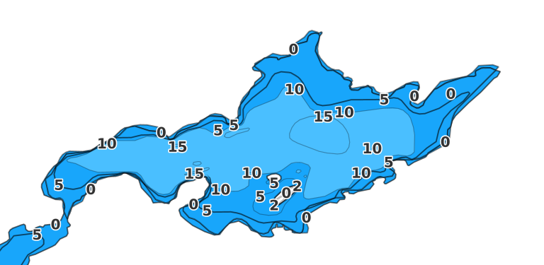 August Lake coverage - Fishing Points