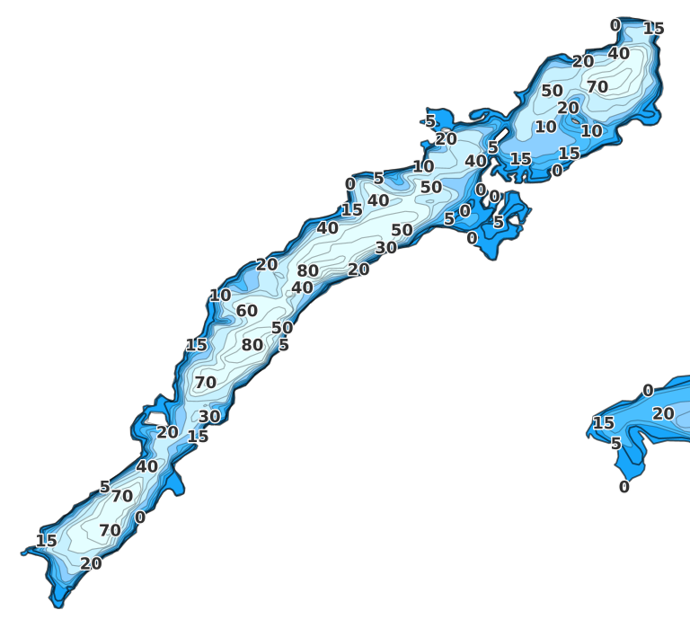 Bad Medicine Lake coverage - Fishing Points