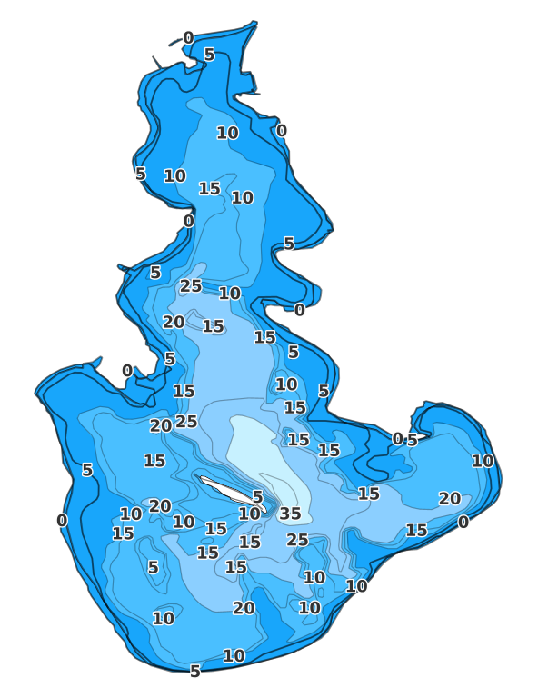 Bald Eagle Lake coverage - Fishing Points