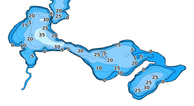 Balsam Lake coverage - Fishing Points
