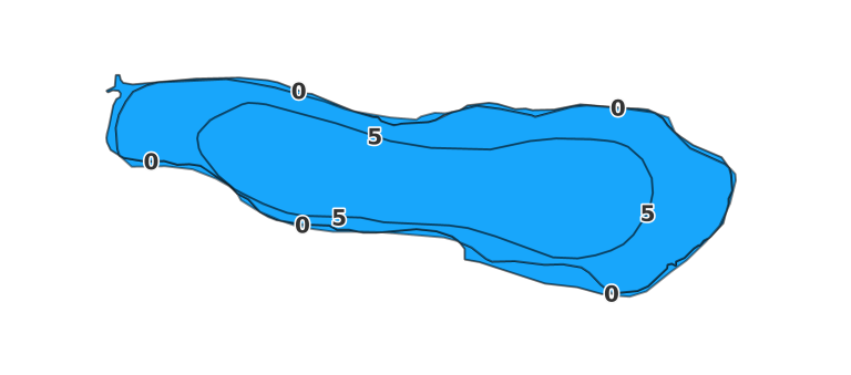 Bang Lake coverage - Fishing Points