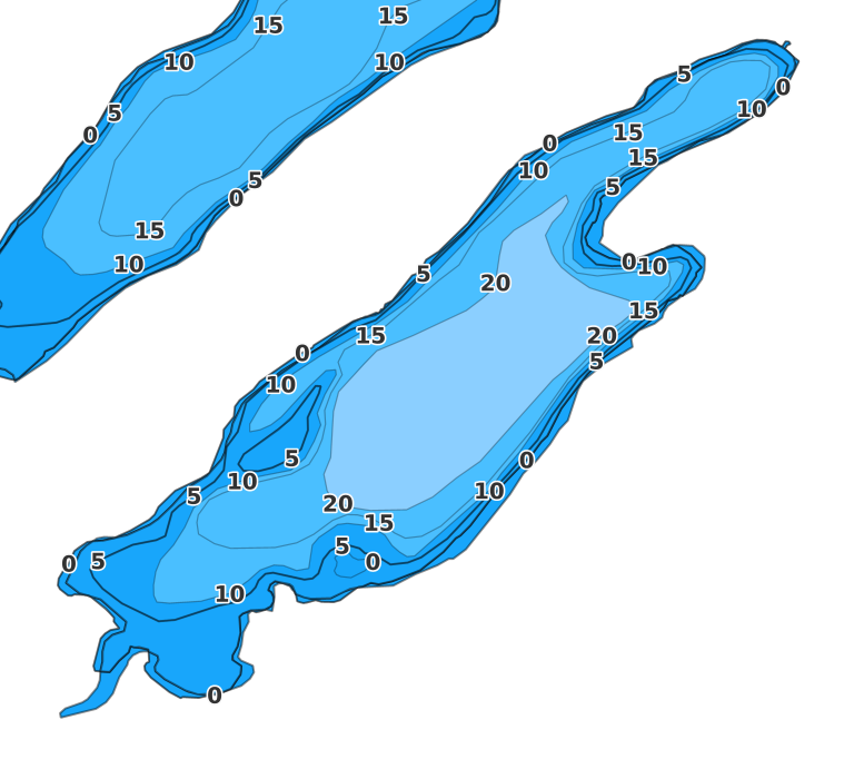 Bassett Lake coverage - Fishing Points