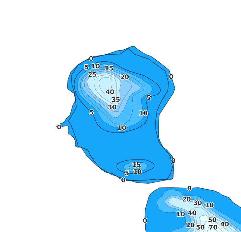 Berthiaume Lake - Fishing Points