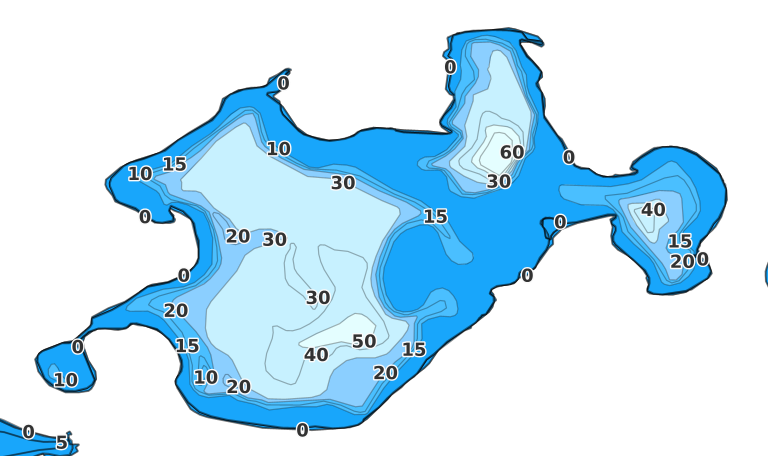Blackwater Lake - Fishing Points