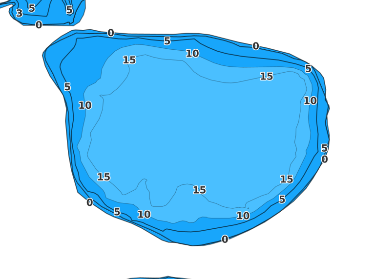 Budd Lake - Fishing Points