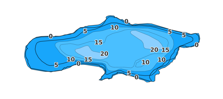 Cutaway Lake - Fishing Points