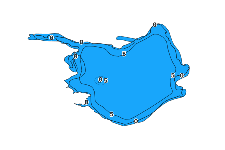 East Chub Lake - Fishing Points