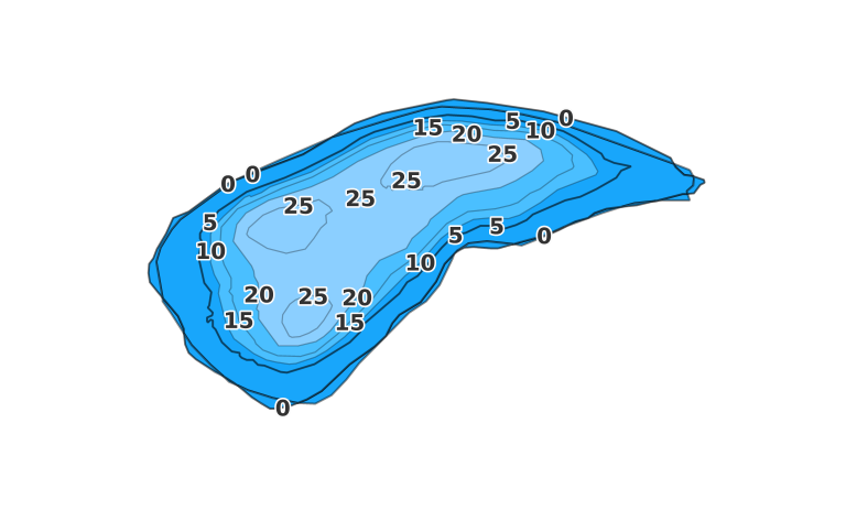 Hanson Lake - Fishing Points