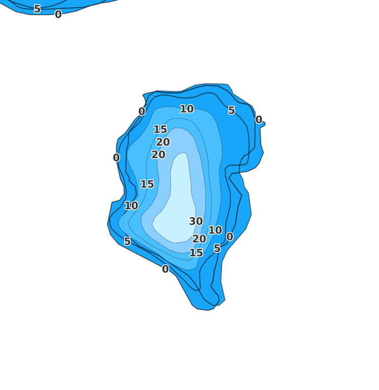 Hazel Lake - Fishing Points