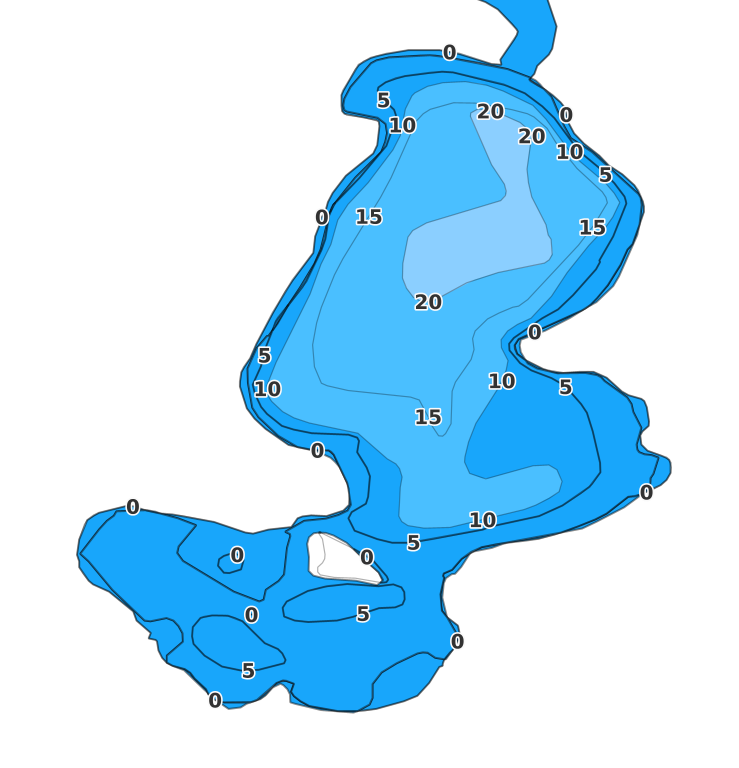 Island Lake - Fishing Points