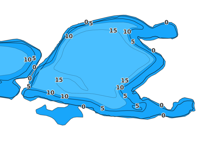 LaBelle Lake - Fishing Points