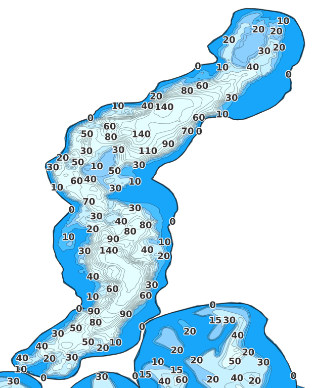 Lake Carlos - Fishing Points