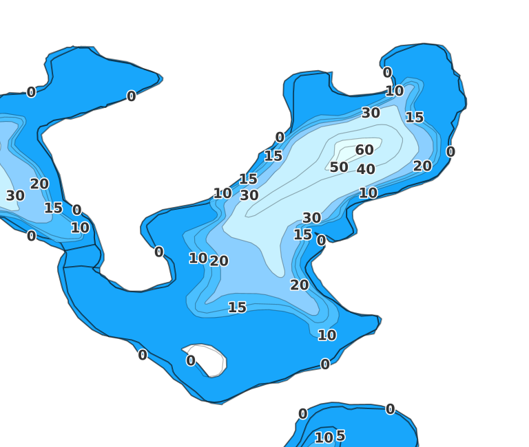 Lake Edna - Fishing Points