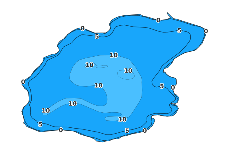 Lake Eleven - Fishing Points