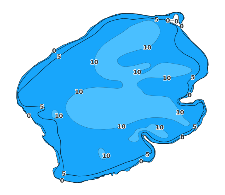 Lake Emily - Fishing Points