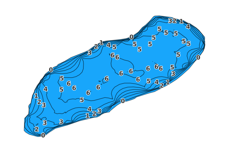 Lake Imogene - Fishing Points