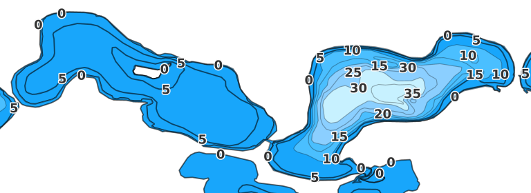 Lake Jefferson - Fishing Points