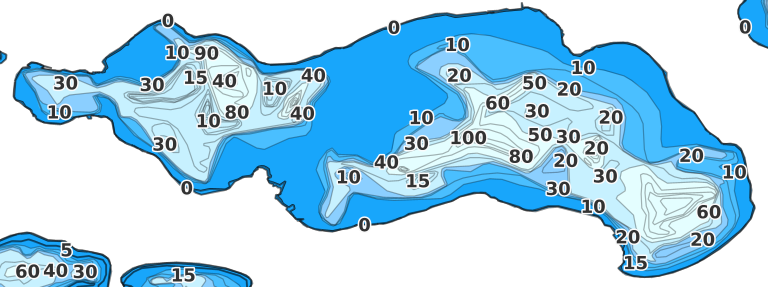 Lake Miltona - Fishing Points