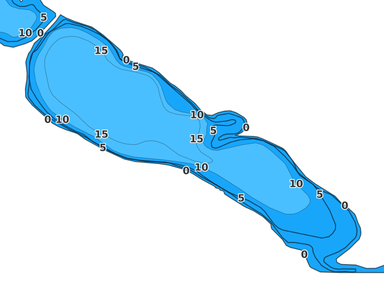 Lake Oliver - Fishing Points