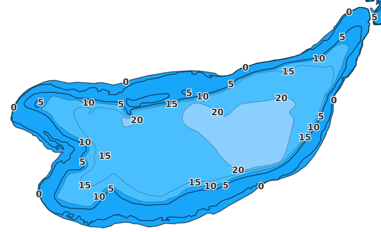 Lake Reno - Fishing Points