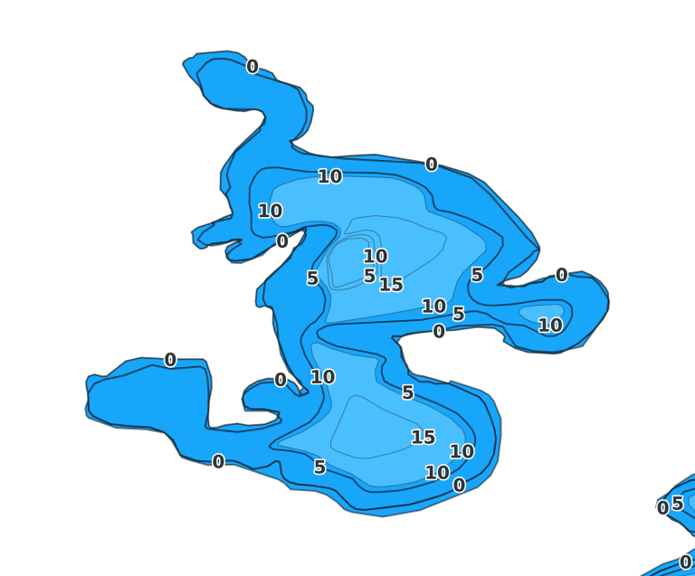 Lake Ten - Fishing Points