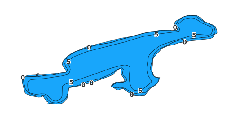 Lime Lake - Fishing Points