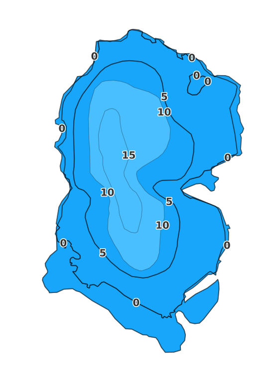Lory Lake - Fishing Points