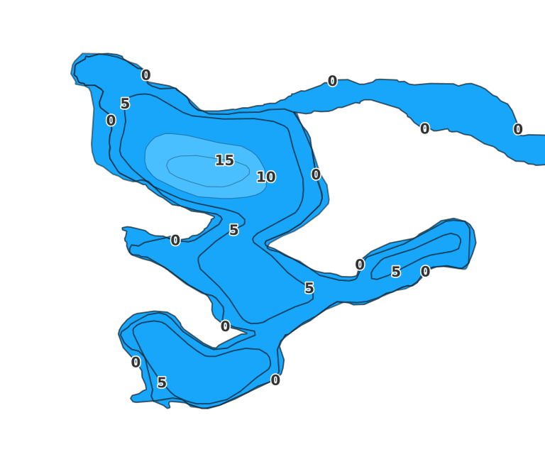 Mitchell Lake - Fishing Points